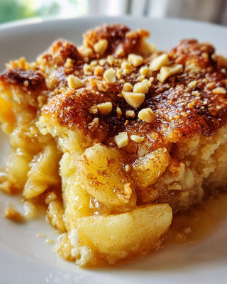 Crockpot Caramel Apple Dump Cake