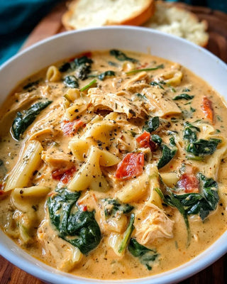 Crockpot Tuscan Chicken Soup