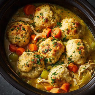 Crockpot Chicken & Dumplings