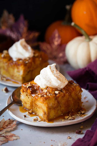 Crockpot Pumpkin Bread Pudding