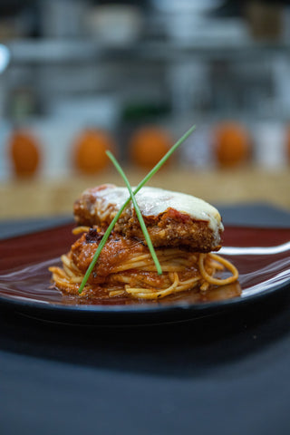 chicken parmesan with pasta