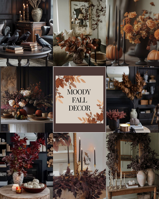 Moody Fall Decor Kit | Cozy Autumn Home Styling Guide | Printable PDF with Decor Ideas, Shopping List, Styling Tips + Checklist - Birch Home Market