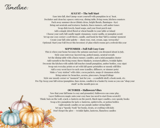 Fall Home Decor Kit | Cozy Autumn Decorating Guide | Neutral + Traditional Fall Aesthetic | Printable Seasonal Decor - Birch Home Market