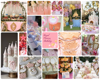 Princess Birthday Party Kit | Pink Fairy Tale Party Decor | Editable Canva Template | Girl’s Birthday Printable Bundle - Birch Home Market